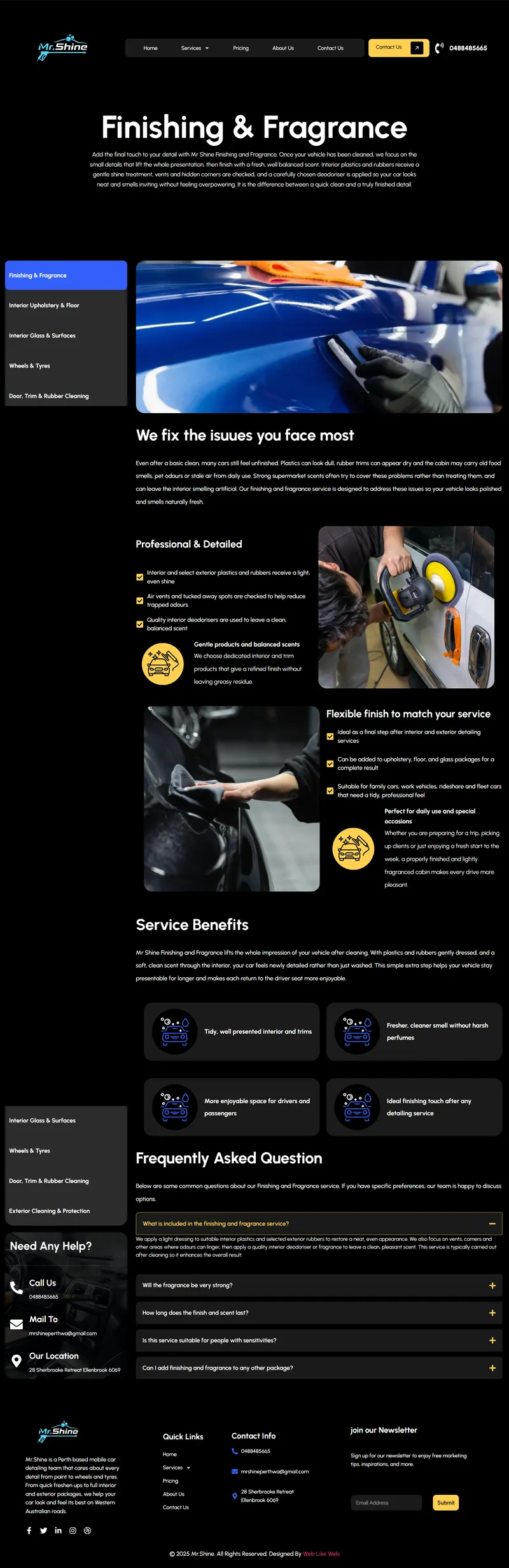 Finising And Fragrance